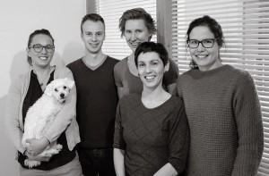 het team van Kine Lisp in Lier op de foto